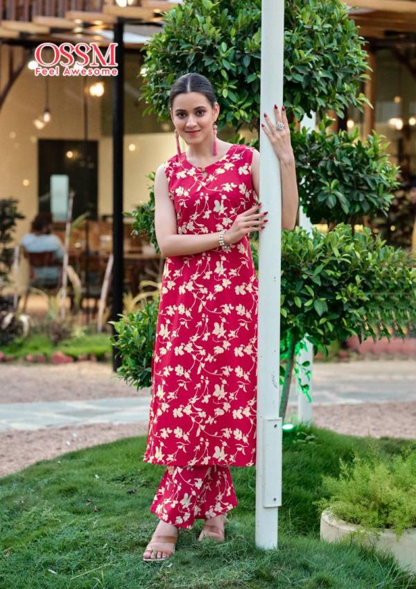 Ossm Summer Threads Vol 3 Cotton Printed Co Ord Set Collection