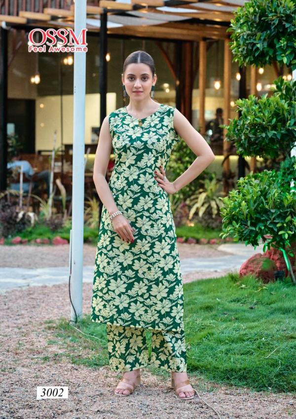 Ossm Summer Threads Vol 3 Cotton Printed Co Ord Set Collection