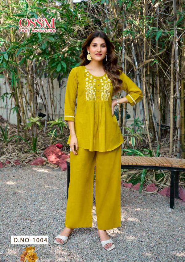 Ossm Glamour Jaipuri Cotton Flex Co Ord Set Collection