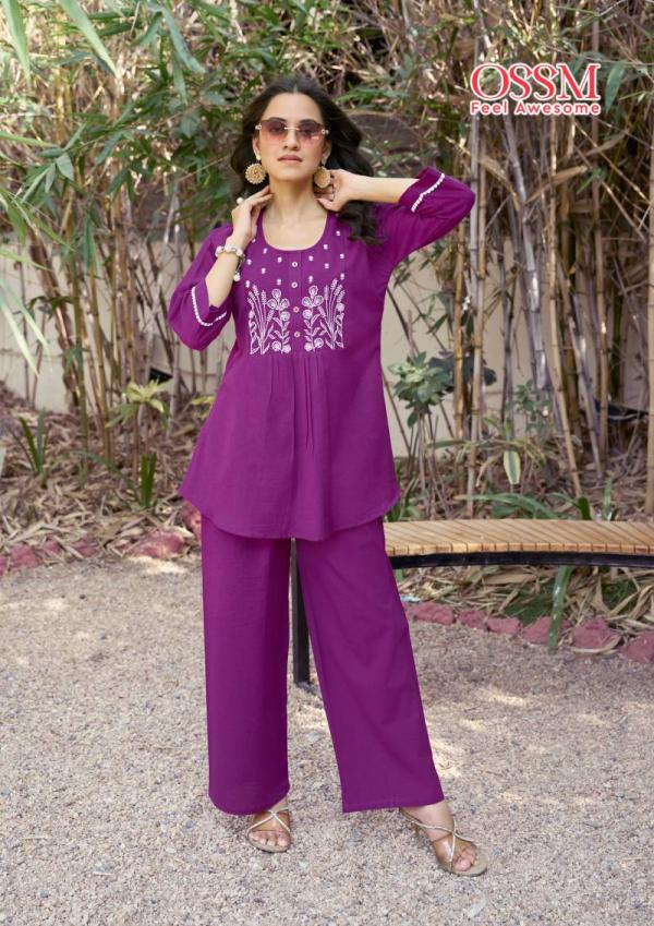 Ossm Glamour Jaipuri Cotton Flex Co Ord Set Collection
