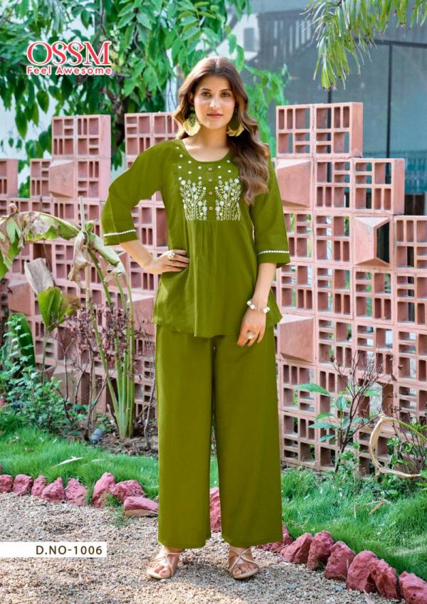 Ossm Glamour Jaipuri Cotton Flex Co Ord Set Collection