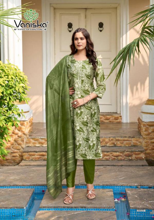 Vaniska Festival Vol 3 Modal Chanderi Printed Kurti Bottom With Dupatta