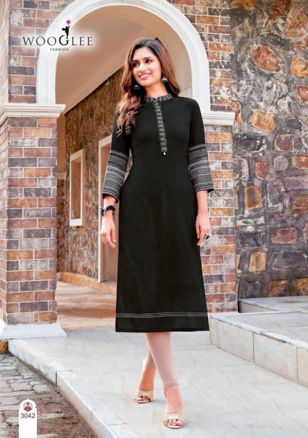 Wooglee Salonee Vol 8 Fancy Rayon Kurti Collection