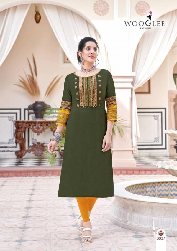 Wooglee Salonee Vol 8 Fancy Rayon Kurti Collection