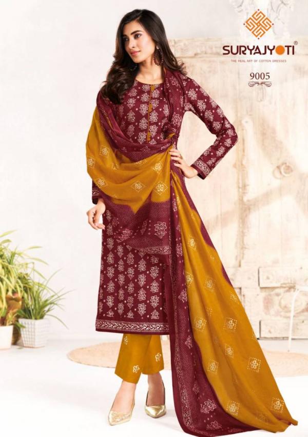 Suryajyoti Pehnava Vol 9 Ready Made Cambric Cotton Collection