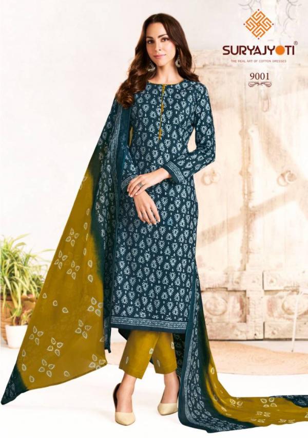 Suryajyoti Pehnava Vol 9 Ready Made Cambric Cotton Collection