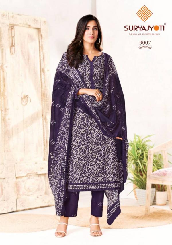 Suryajyoti Pehnava Vol 9 Ready Made Cambric Cotton Collection