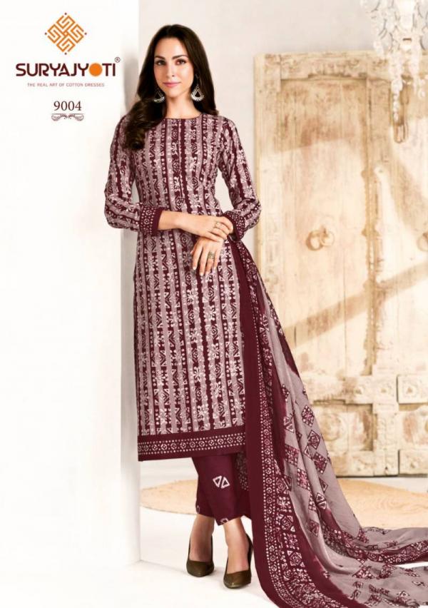 Suryajyoti Pehnava Vol 9 Ready Made Cambric Cotton Collection