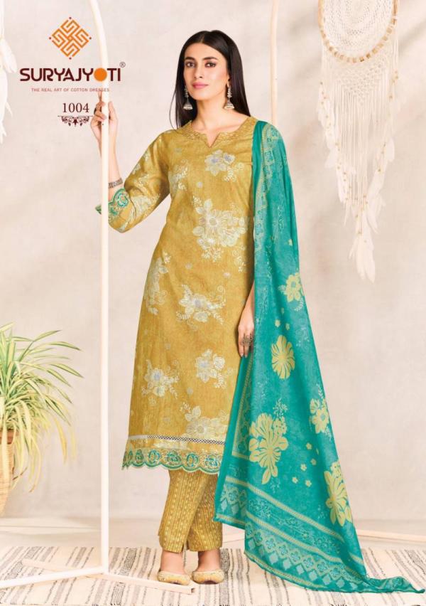 Suryajyoti Blossom Vol 1 Ready Made Cotton Foil Printed Collection