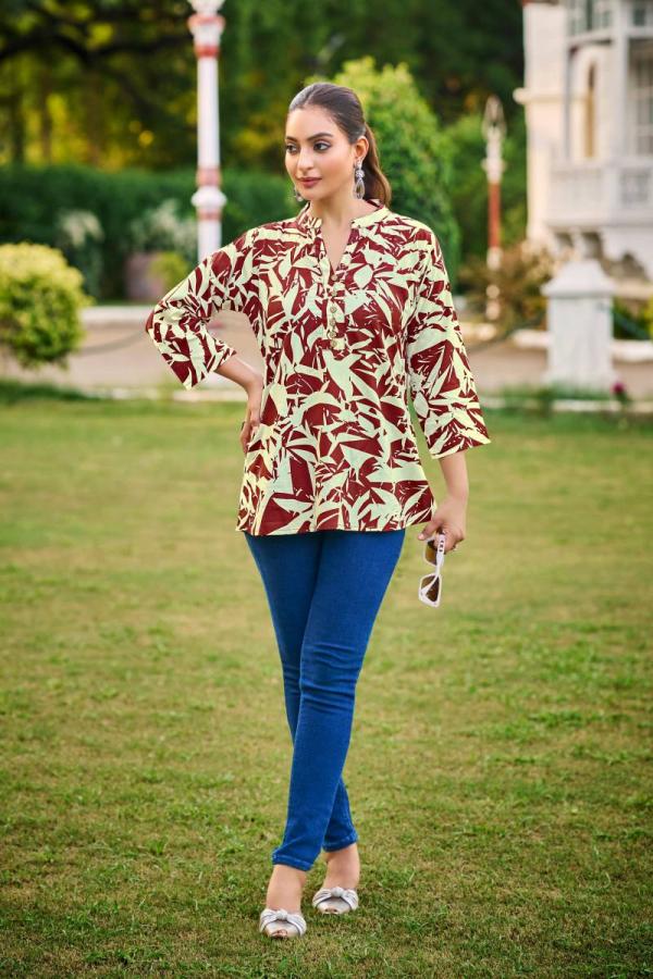 Tips And Tops Baby Vol 7 Rayon Printed Western Top Collection
