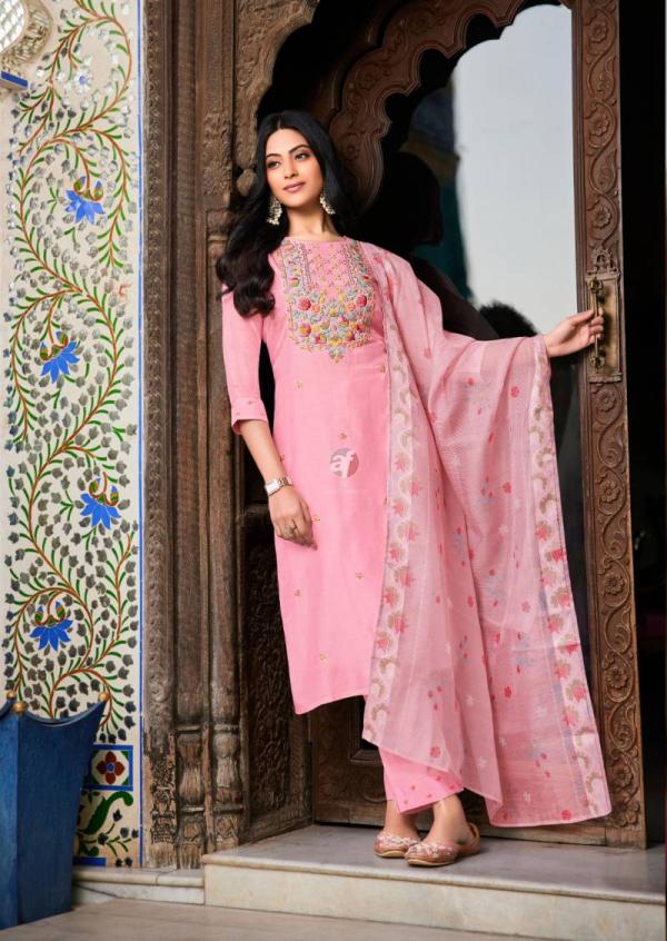 Af Golden Meadows Vol 4 Muslin Kurti Bottom With Dupatta Collection