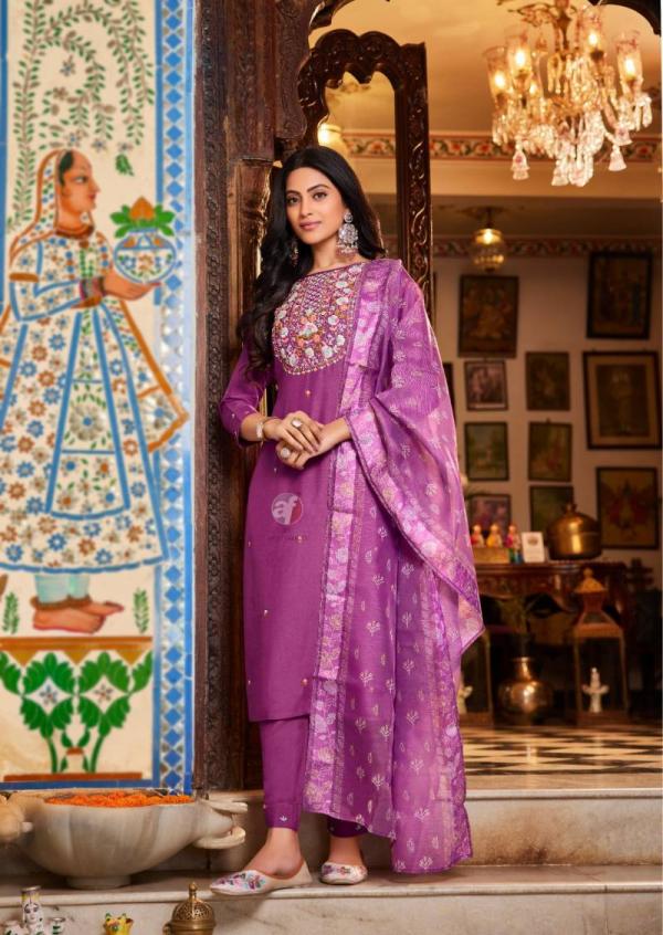 Af Golden Meadows Vol 4 Muslin Kurti Bottom With Dupatta Collection