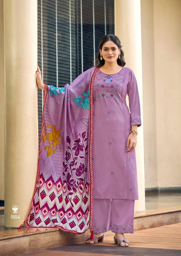 Woodee Butterfly Rayon Thread Work Readymade Collection