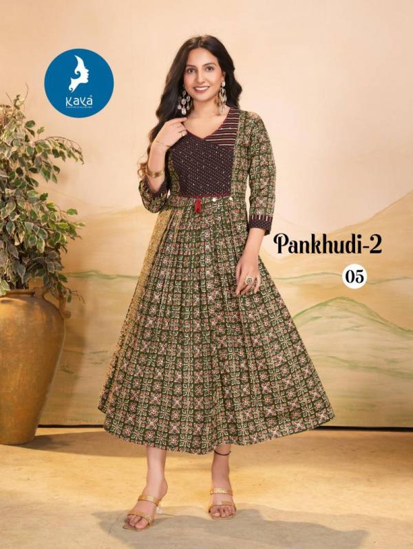 Kaya Pankhudi 2 Printed Casual Wear Kurti Collection