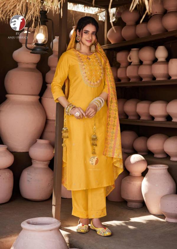 Af Once More Vol 5 Designer Kurti Bottom With Dupatta Collection