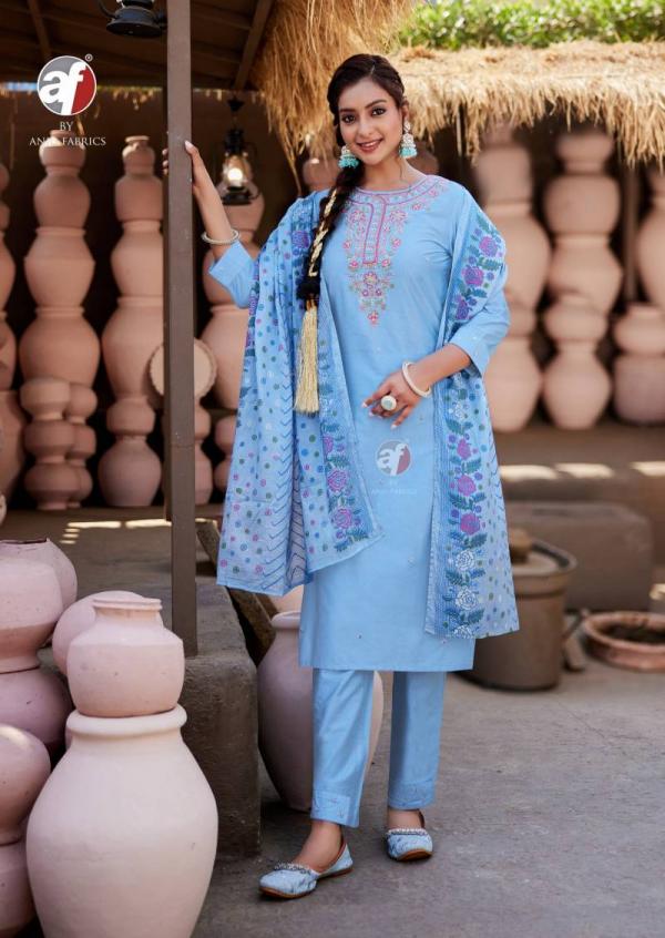 Af Once More Vol 5 Designer Kurti Bottom With Dupatta Collection