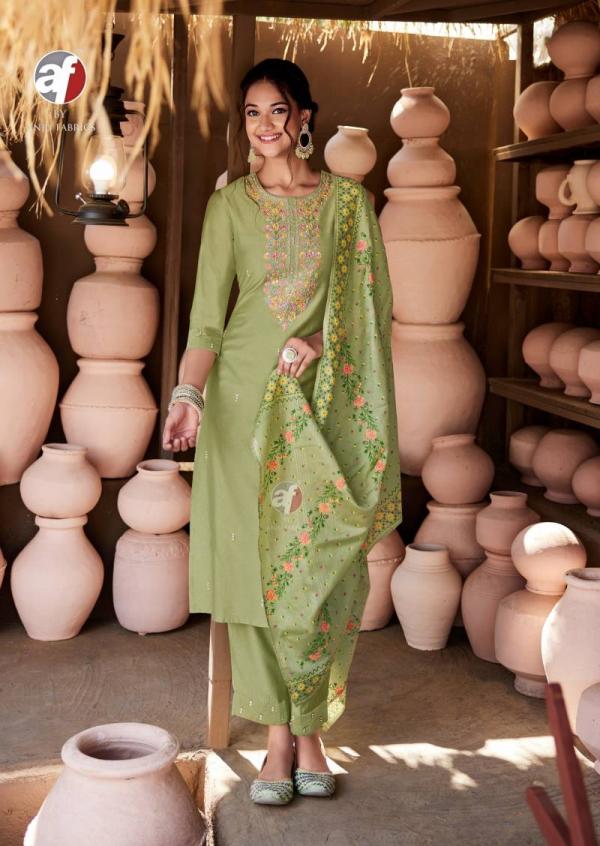 Af Once More Vol 5 Designer Kurti Bottom With Dupatta Collection