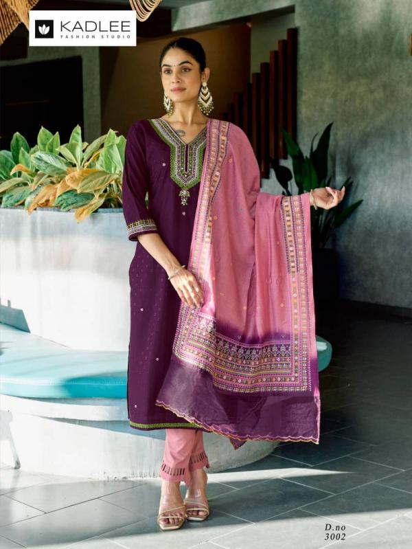 Kadlee Vardan Viscose Weaving Kurti Bottom With Dupatta Collection
