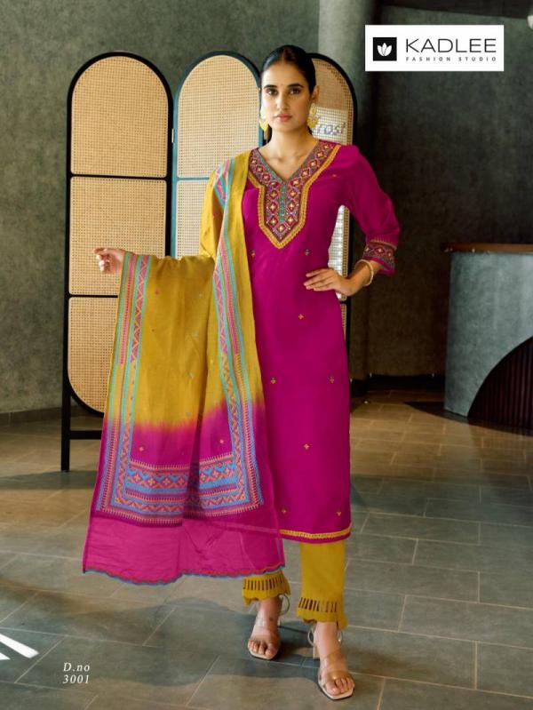 Kadlee Vardan Viscose Weaving Kurti Bottom With Dupatta Collection