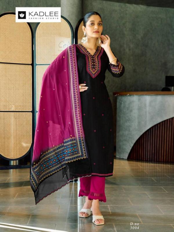 Kadlee Vardan Viscose Weaving Kurti Bottom With Dupatta Collection