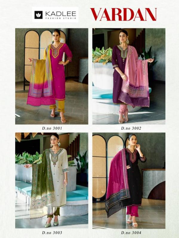 Kadlee Vardan Viscose Weaving Kurti Bottom With Dupatta Collection