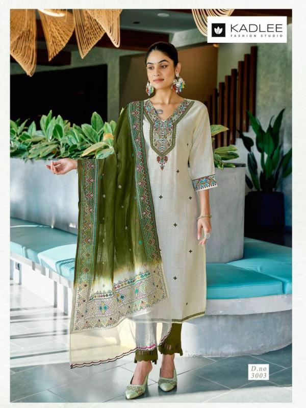 Kadlee Vardan Viscose Weaving Kurti Bottom With Dupatta Collection