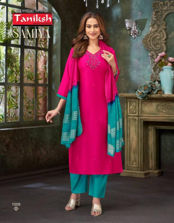 Taniksh Samiya Vol 1 Vatican Kurti Bottom With Dupatta Collection