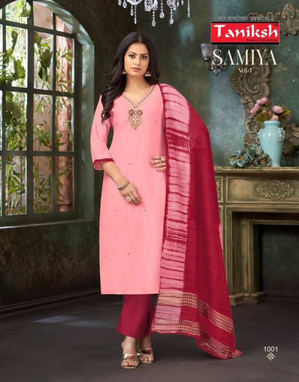 Taniksh Samiya Vol 1 Vatican Kurti Bottom With Dupatta Collection