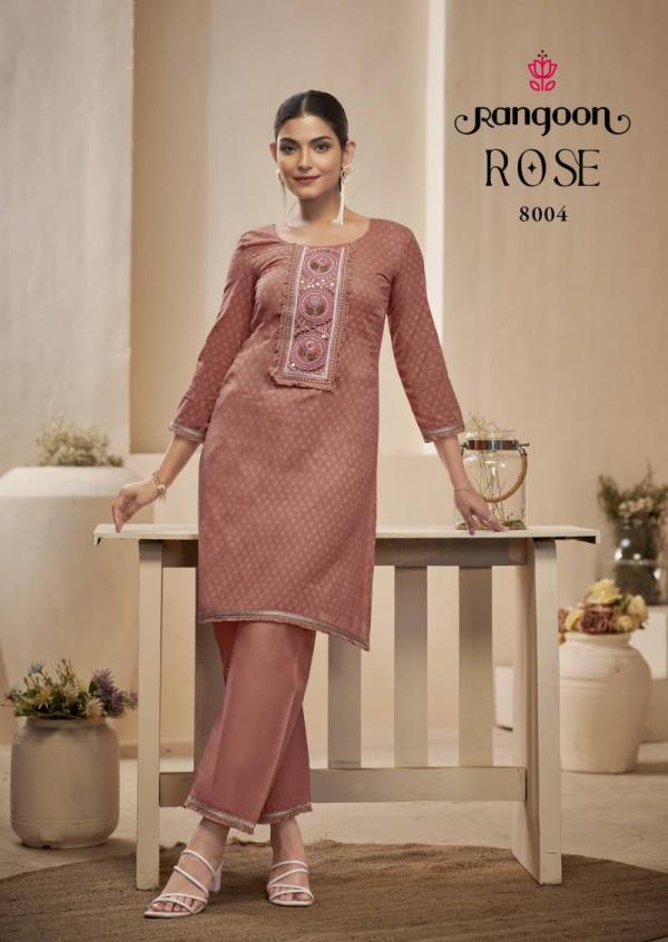 Rangoon Rose Cotton Dobby Fancy Co Ord Set Collection