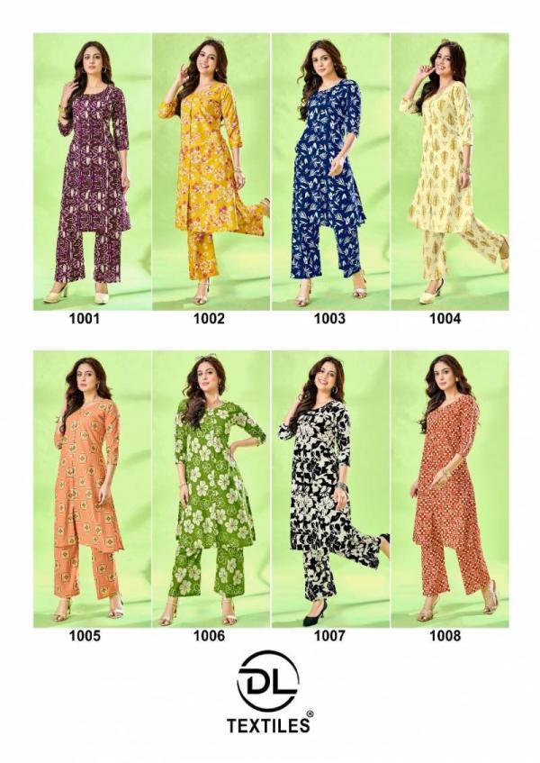 Dl A Line Vol 1 Casual Wear Cotton Printed Co Ord Sets Collection
