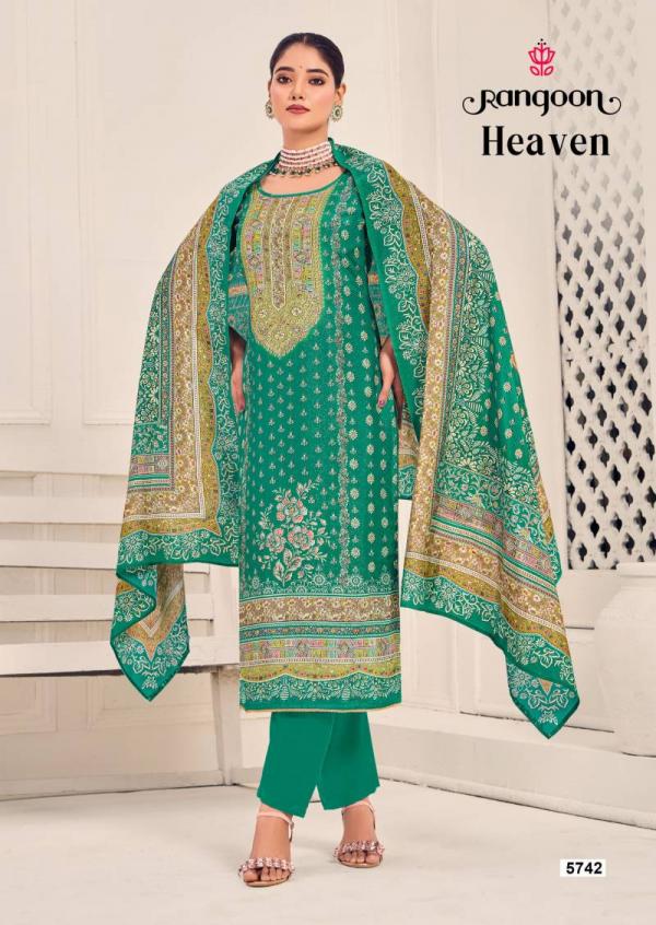 Rangoon Heaven Muslin Digital Print Aari Wok Readymade Collection