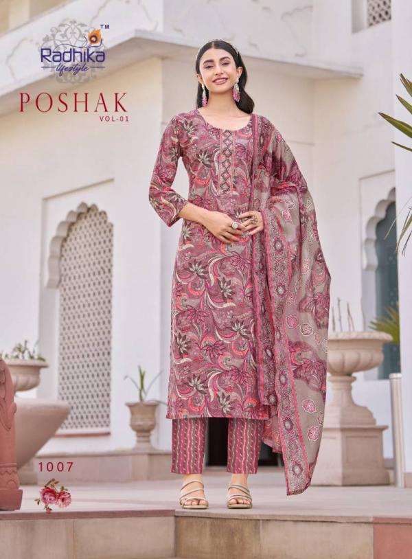 Radhika Poshak Vol 1 Cotton Printed Readymade Collection