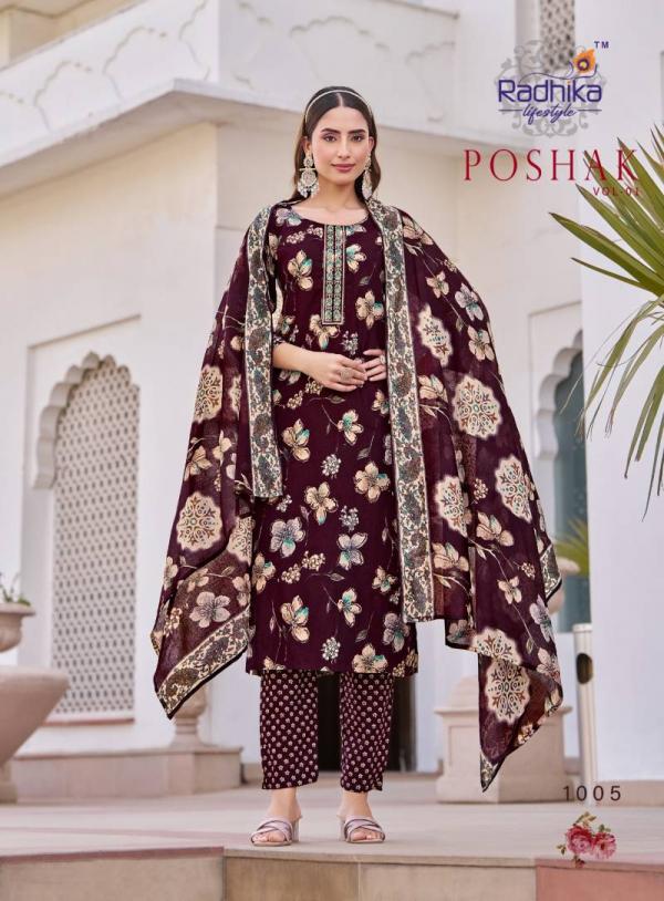 Radhika Poshak Vol 1 Cotton Printed Readymade Collection