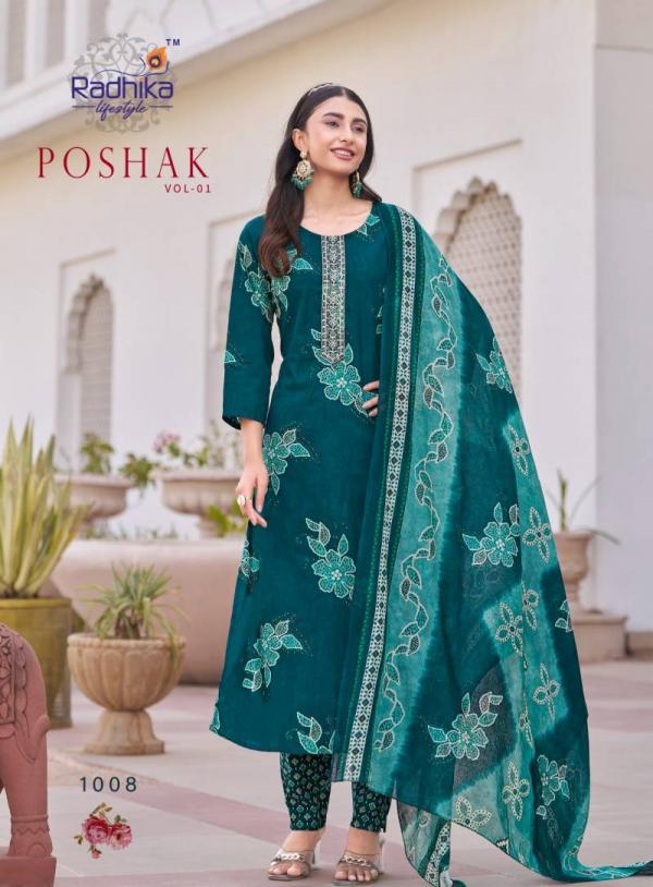 Radhika Poshak Vol 1 Cotton Printed Readymade Collection