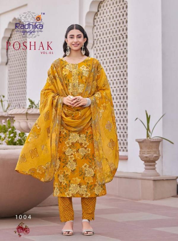 Radhika Poshak Vol 1 Cotton Printed Readymade Collection