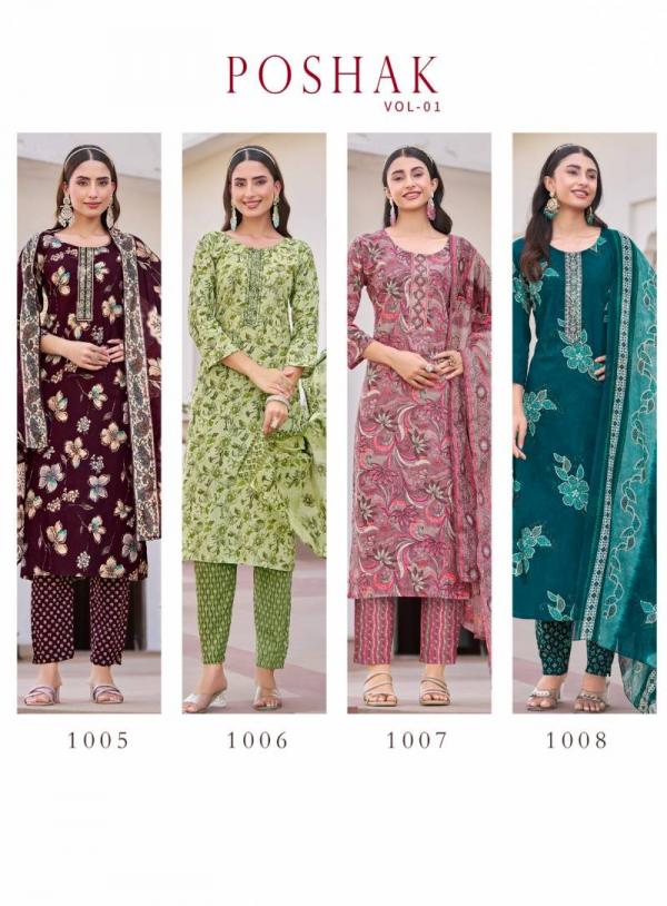Radhika Poshak Vol 1 Cotton Printed Readymade Collection