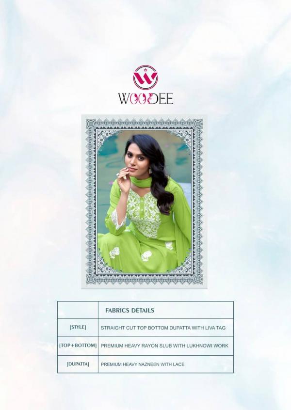 Woodee White Lotus Rayon Slub Readymade Collection