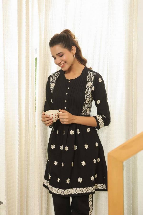 Tanyaa P 381 Cotton Lakhnavi Stylist Co Ord Set