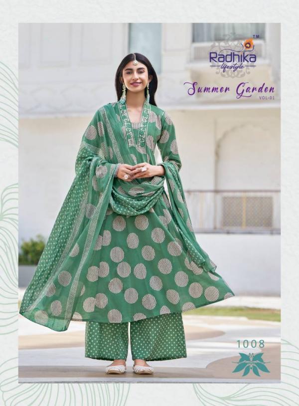 Radhika Summer Garden Vol 1 Cotton Fancy Readymade Collection