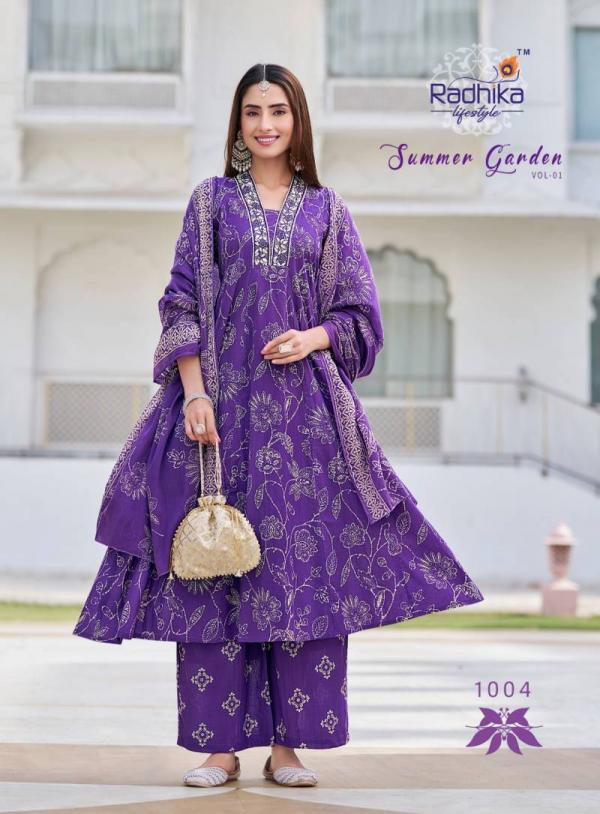 Radhika Summer Garden Vol 1 Cotton Fancy Readymade Collection