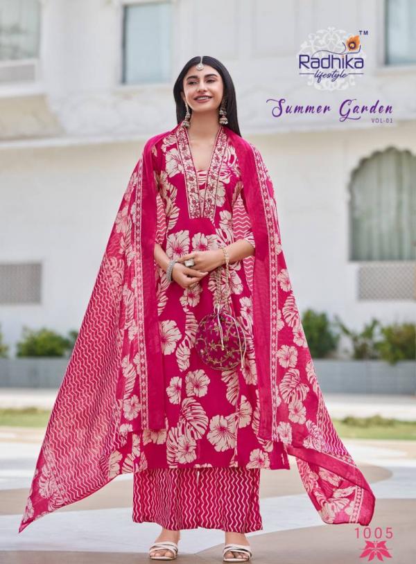 Radhika Summer Garden Vol 1 Cotton Fancy Readymade Collection