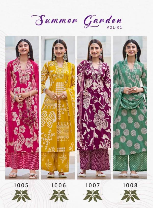Radhika Summer Garden Vol 1 Cotton Fancy Readymade Collection