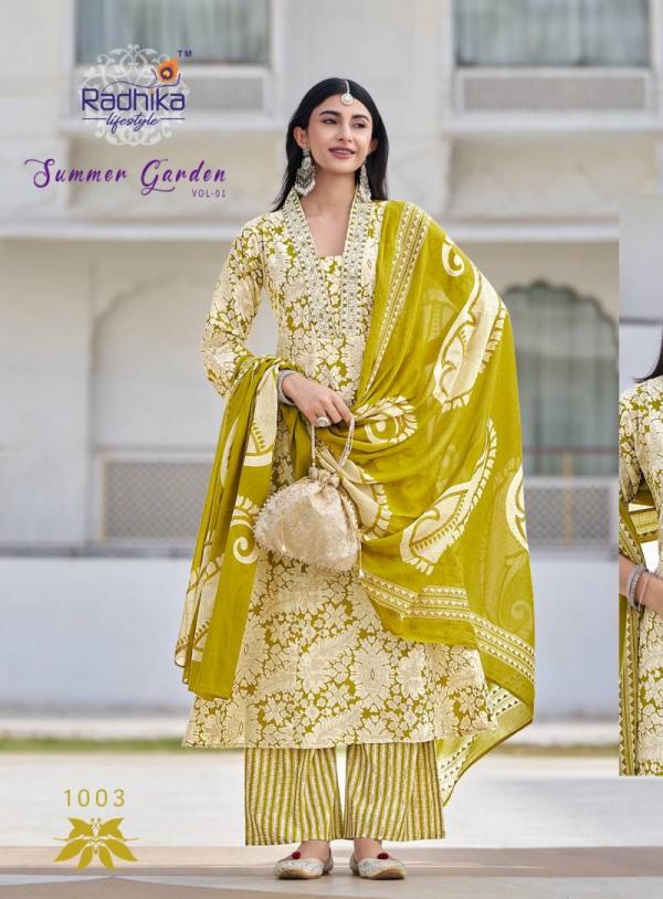 Radhika Summer Garden Vol 1 Cotton Fancy Readymade Collection