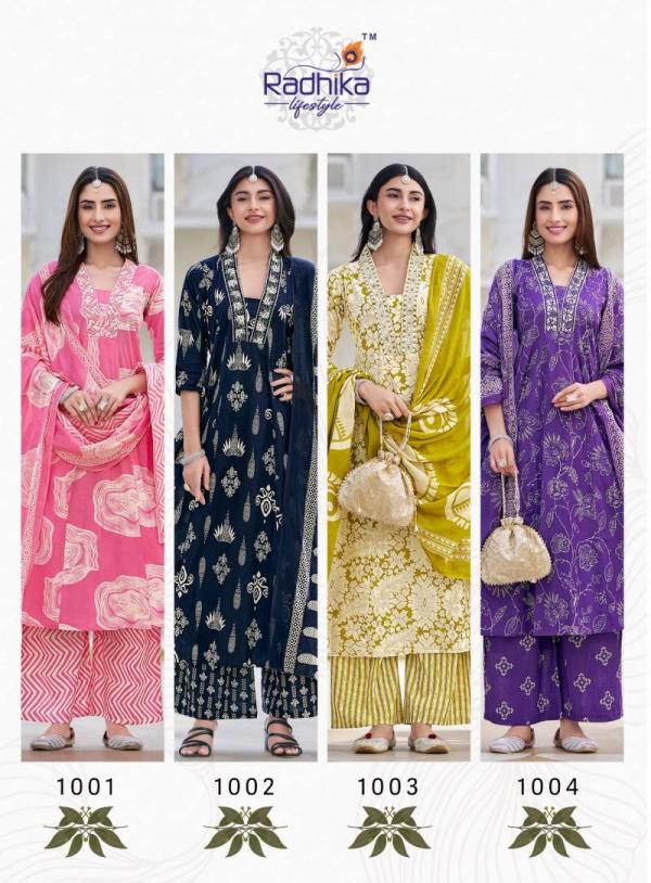 Radhika Summer Garden Vol 1 Cotton Fancy Readymade Collection