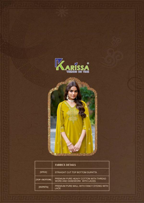 Karissa Hiya Cotton Thread Work Kurti Bottom With Dupatta Collection
