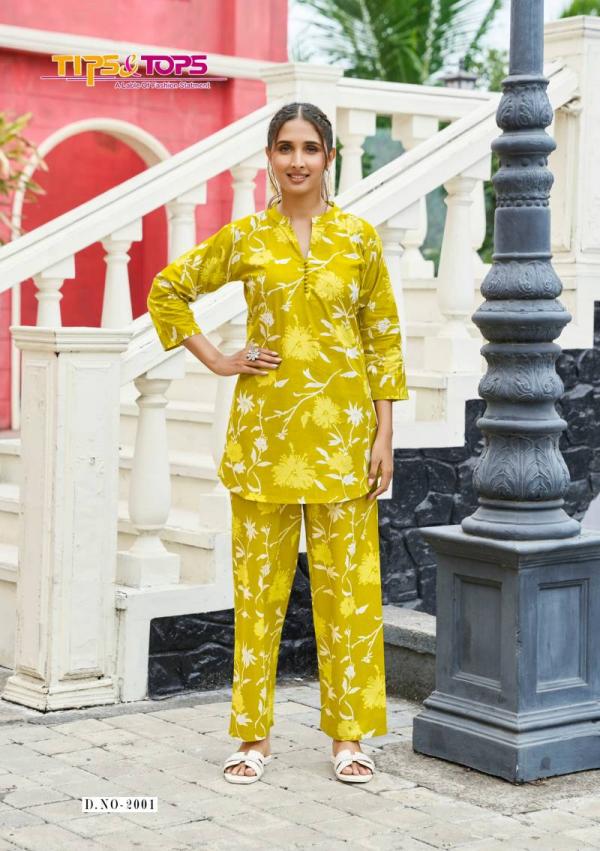 Tips And Tops Cotton Trends Vol 2 Cotton Printed Co Ord Set