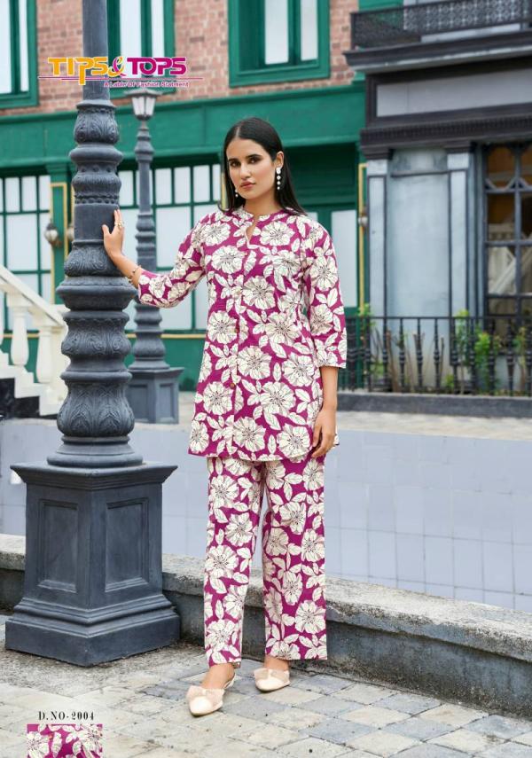 Tips And Tops Cotton Trends Vol 2 Cotton Printed Co Ord Set