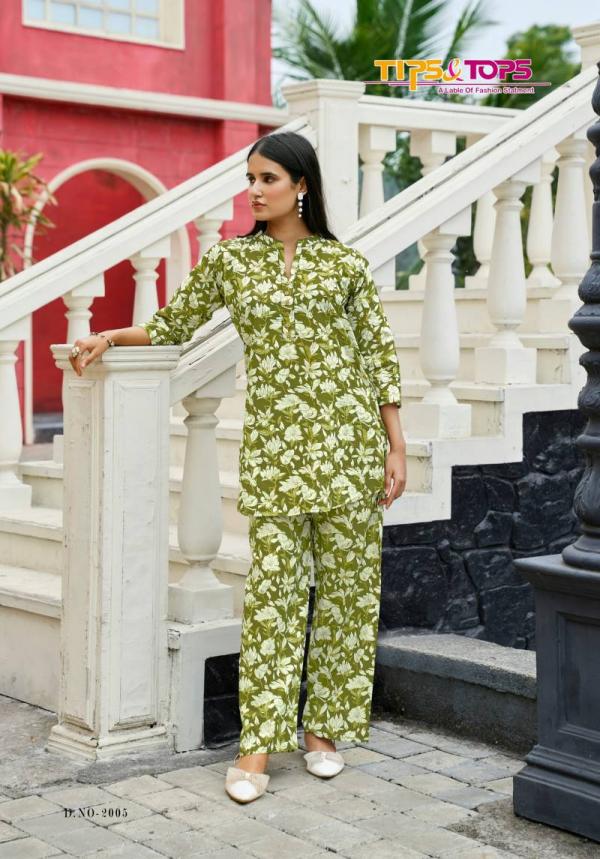 Tips And Tops Cotton Trends Vol 2 Cotton Printed Co Ord Set