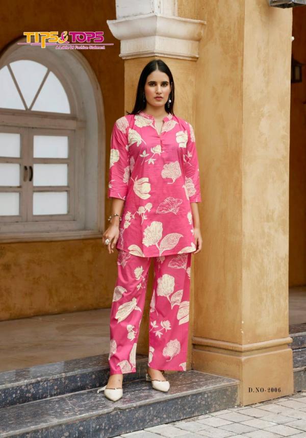 Tips And Tops Cotton Trends Vol 2 Cotton Printed Co Ord Set