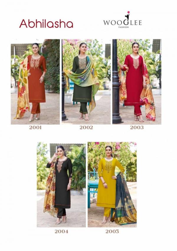 Wooglee Abhilasha Viscose Weaving Kurti Bottom With Dupatta